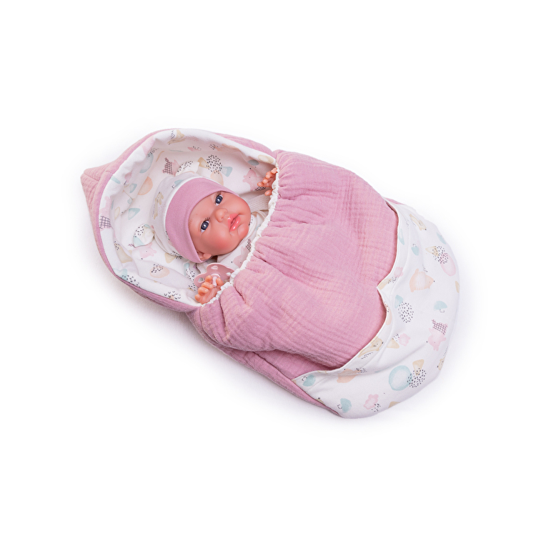 Пупс Recien Nacida Baby Toneta palabritas saco-mochila 34 см ANTONIO JUAN (70251)