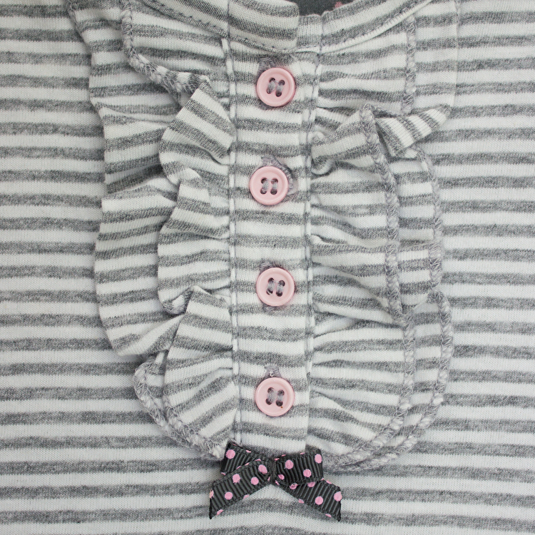 Комплект: футболка, брюки Losan Mc baby girls (018804004/001) Сірий, рожевий