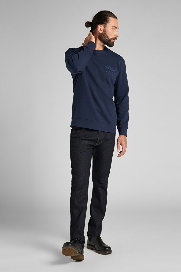 Свитшот LEE Rider Graphic Sweatshirt Regular Fit (L80STJ35) Темно-синий