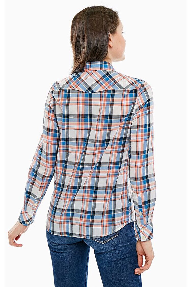 Сорочка Wrangler Check Shirt Regular Fit (W5240LU48) Помаранчевий