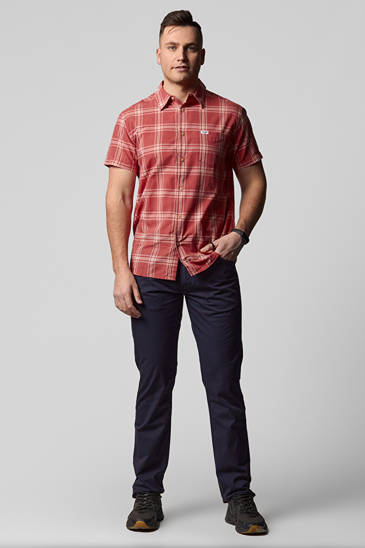 Штани Wrangler Greensboro Regular Fit (W15QKM114) Синій