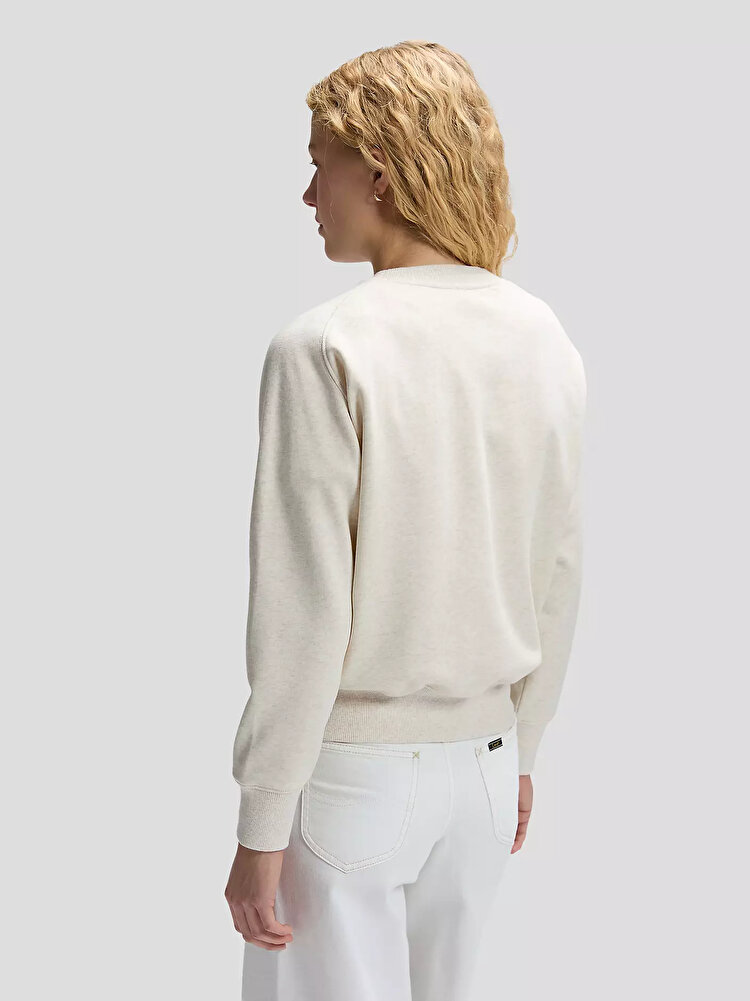 Свитшот LEE RAGLAN CREW SWS Relaxed Fit (112379423) Белый