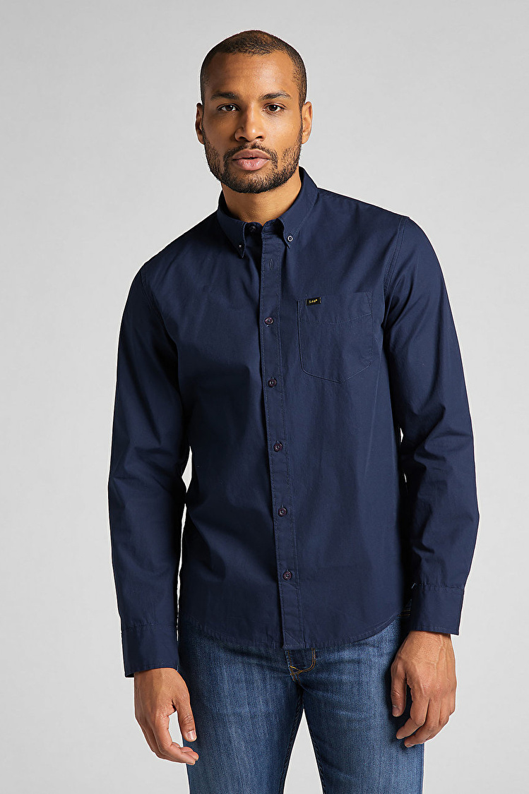 Сорочка LEE Lee Button Down Regular Fit (L880JK35) Темно-синій