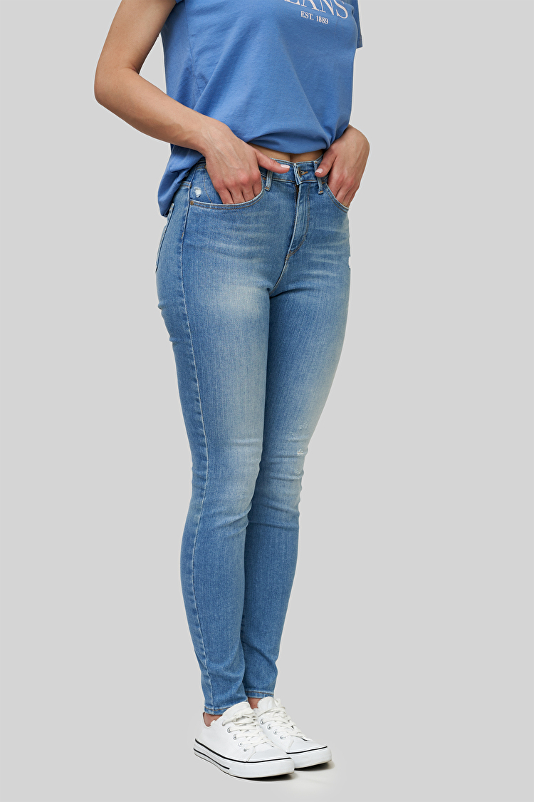 Джинси Wrangler High Rise Skinny Skinny Fit (W27HGU241) Блакитний