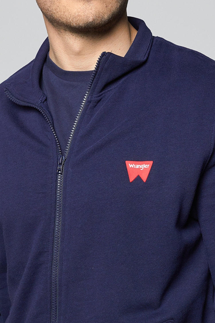 Кофта Wrangler Funnel Neck Zip Regular Fit (W6G5HA114) Темно-синий
