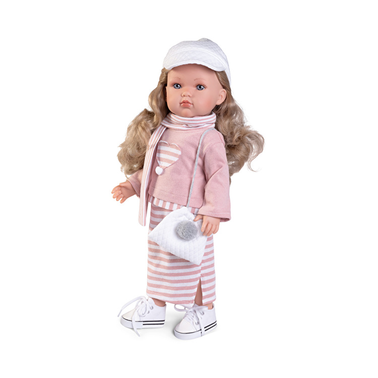 Лялька Bella vestido de rayitas 45 см ANTONIO JUAN (28328)
