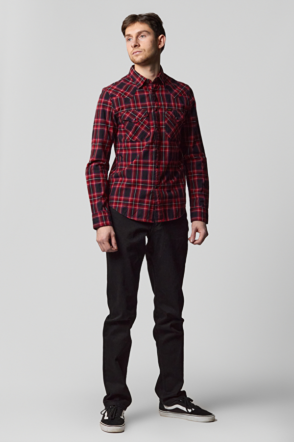 Сорочка LEE Western Shirt Slim Fit (L643ZAKG) Червоний