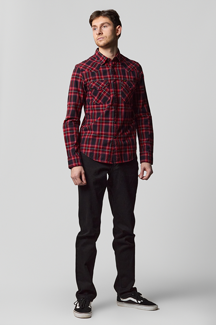 Сорочка LEE Western Shirt Slim Fit (L643ZAKG) Червоний