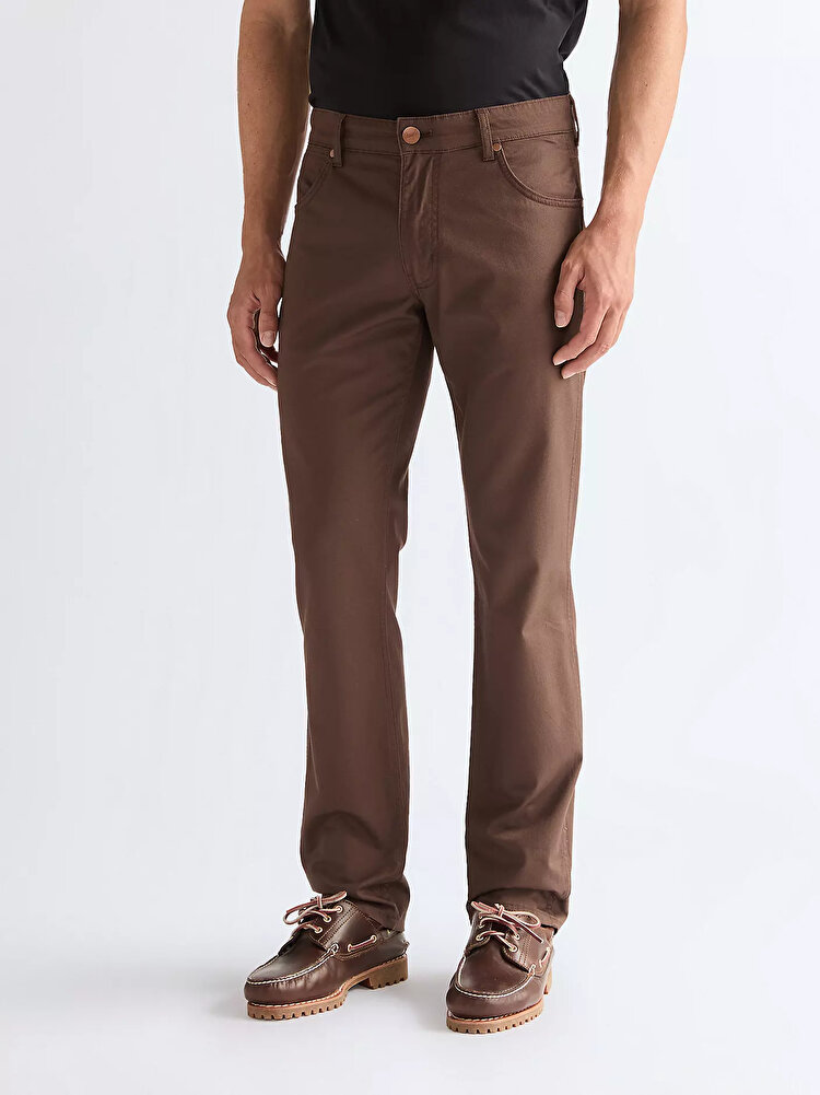 Штани Wrangler Greensboro Regular Fit (112377798) Коричневий