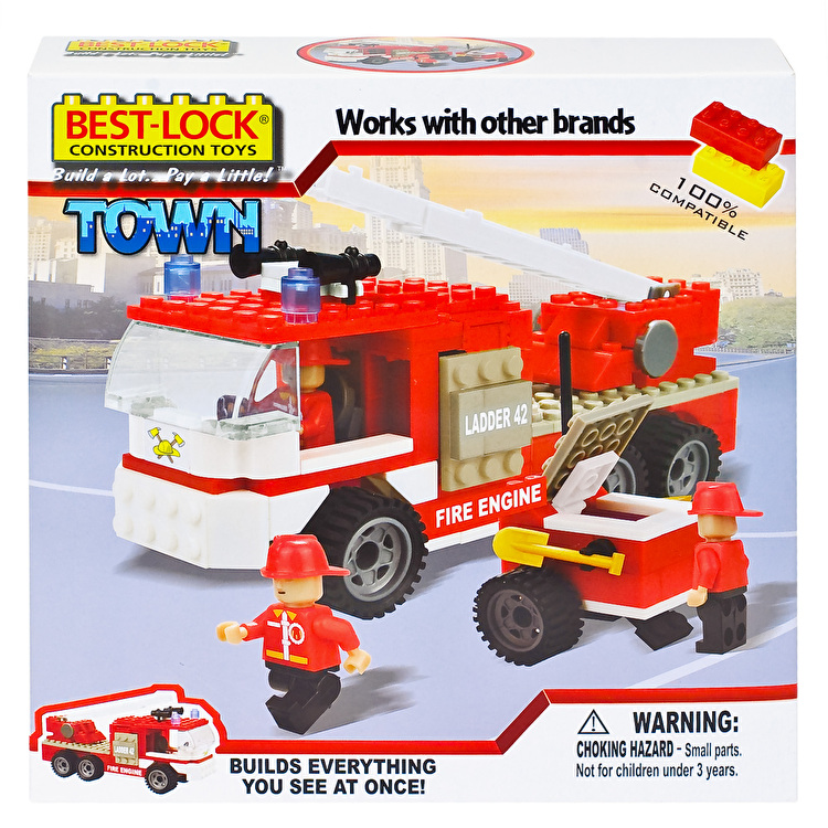 Конструктор Пожежна машина 240 деталей BEST-LOCK (24059)