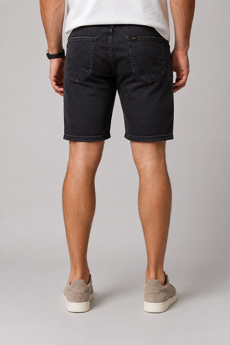 Шорти джинсові LEE Rider Shorts Slim Fit (L73FNPQH) Чорний