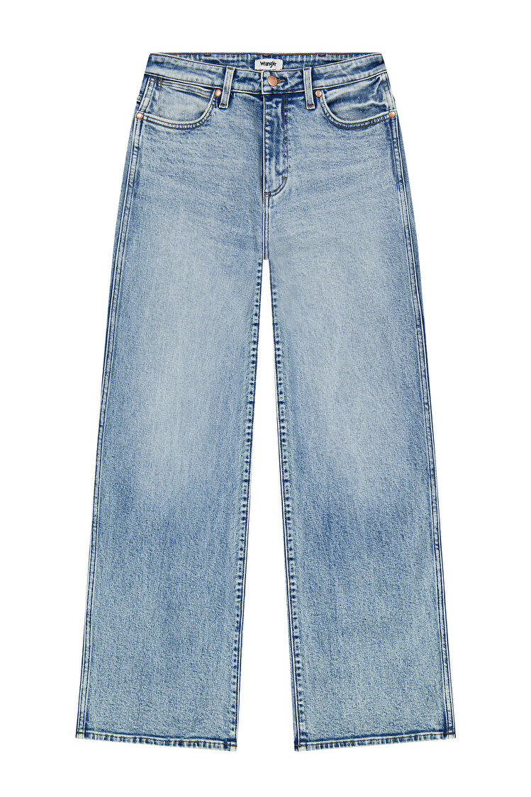 Джинси Wrangler Loose Straight Loose Fit (112378205) Блакитний