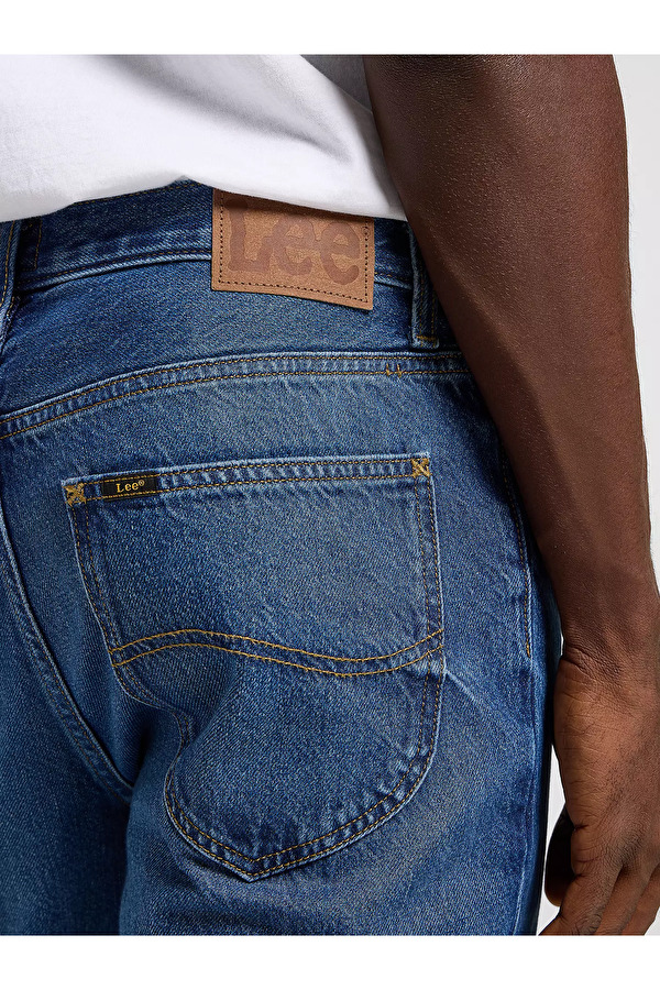 Джинси LEE WEST Regular Fit (112364167) Синій