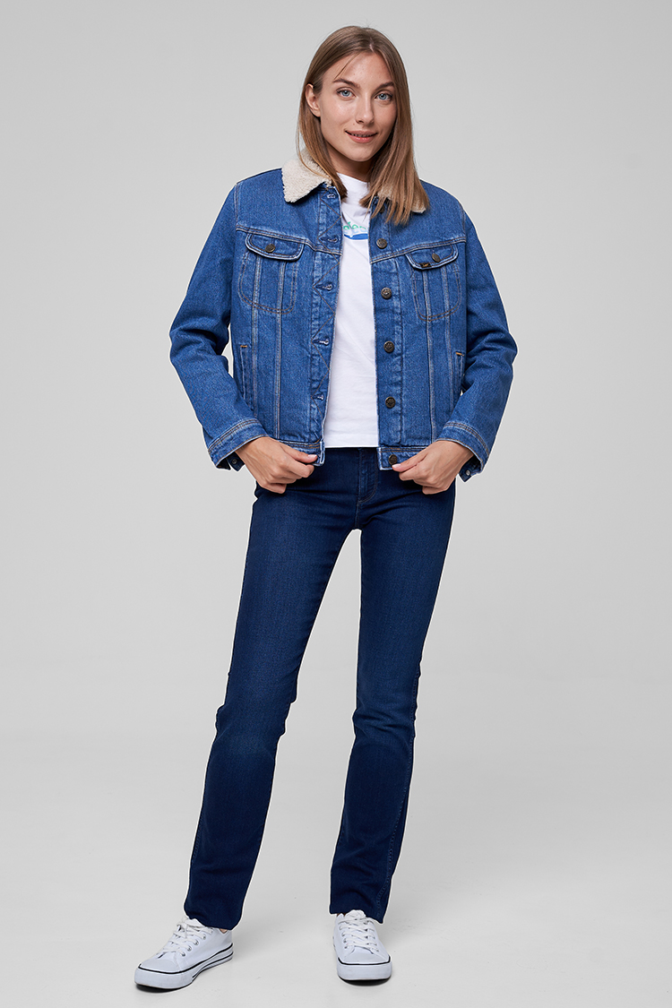 Шерпа LEE Sherpa Rider Jacket Regular Fit (L54VMWQW) Синій