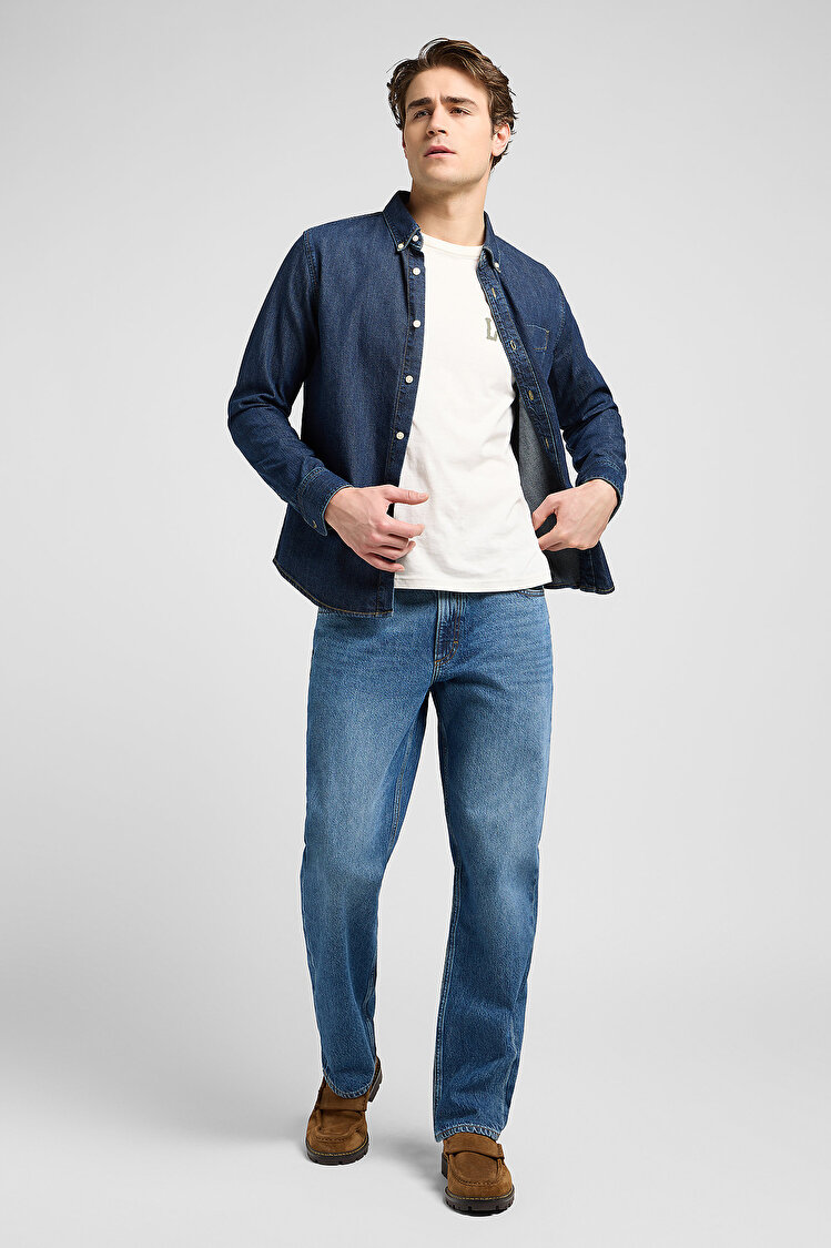 Джинсы LEE HADEN Relaxed Fit (112370679) Синий