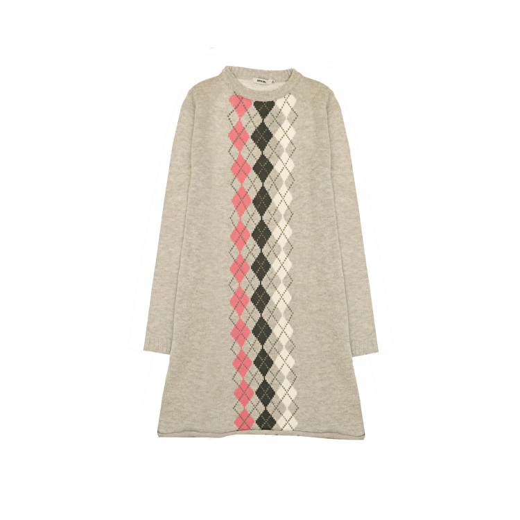 Платье Losan Creem girls (024-8002AB/582_p) Светло-серый