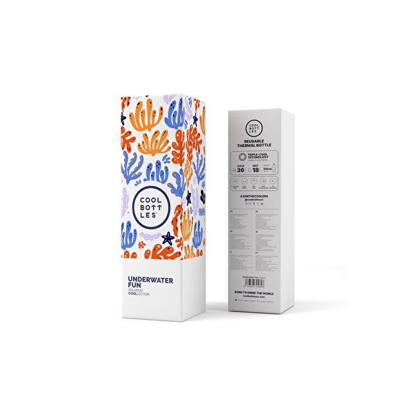 Термопляшка COOL BOTTLES Underwater fun 500 мл. (0418V)