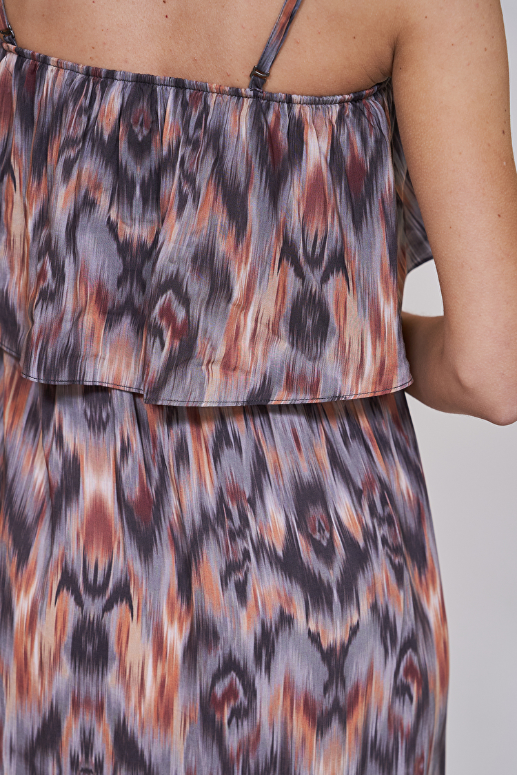 Сарафан довгий Rifle Abito Regular Fit (A70160NC001M11) Коричневий