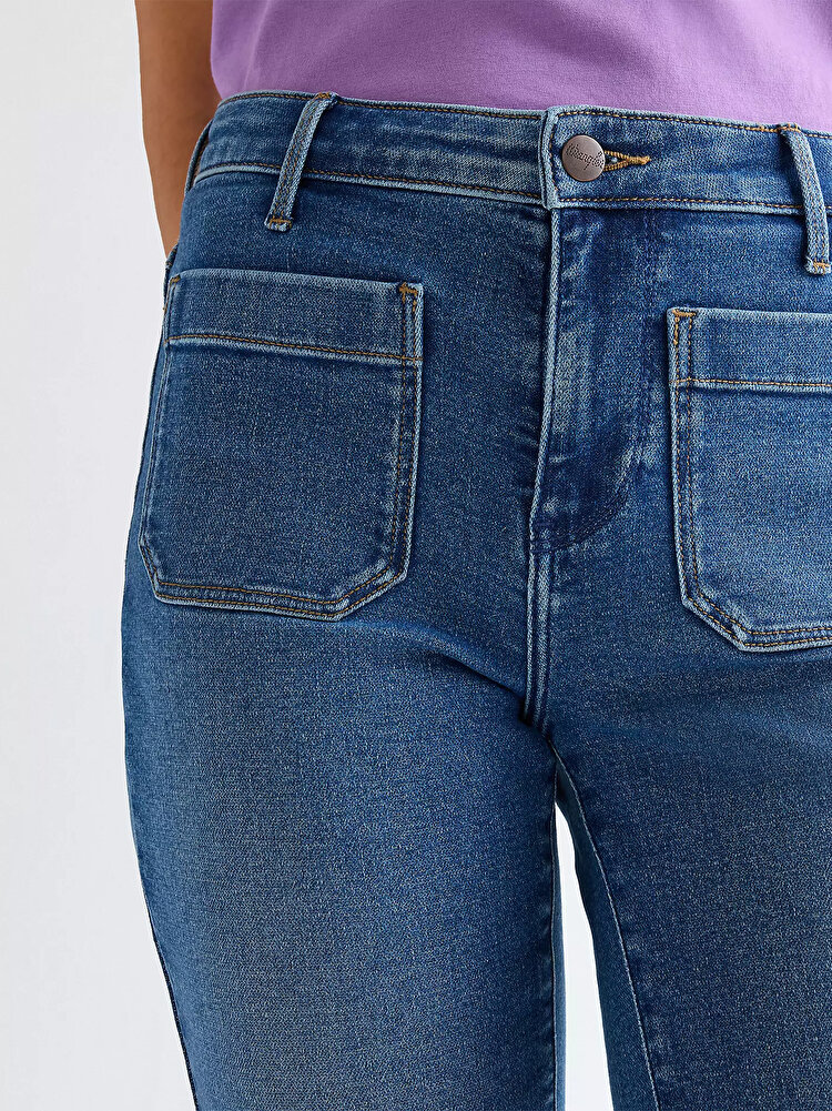 Джинси Wrangler FLARE Flare (112332419) Синій