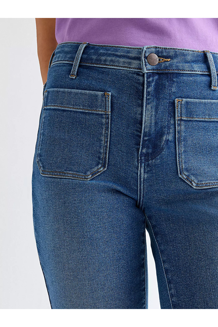 Джинси Wrangler FLARE Flare (112332419) Синій