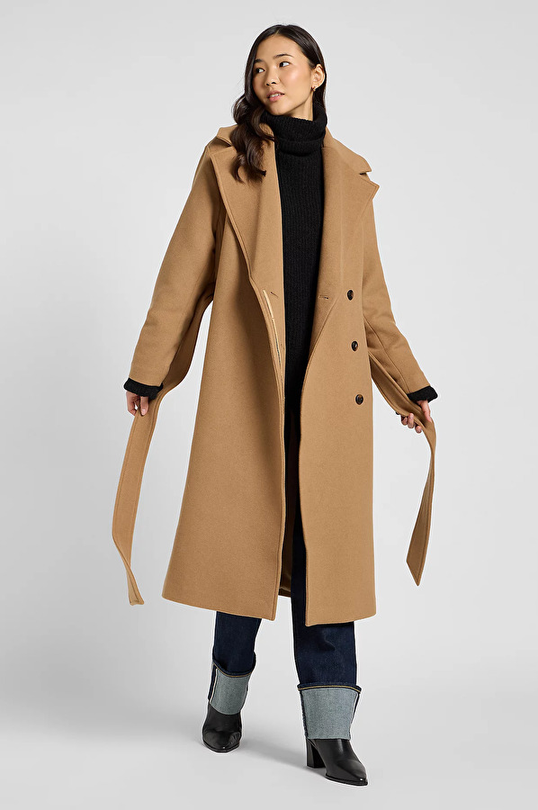 Пальто LEE WOOL COAT Relaxed Fit (112371065) Бежевый