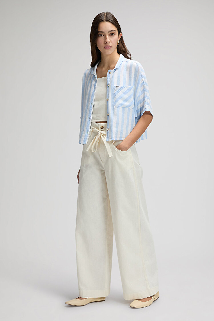 Рубашка LEE RESORT SHIRT Relaxed Fit (112378262) Голубой