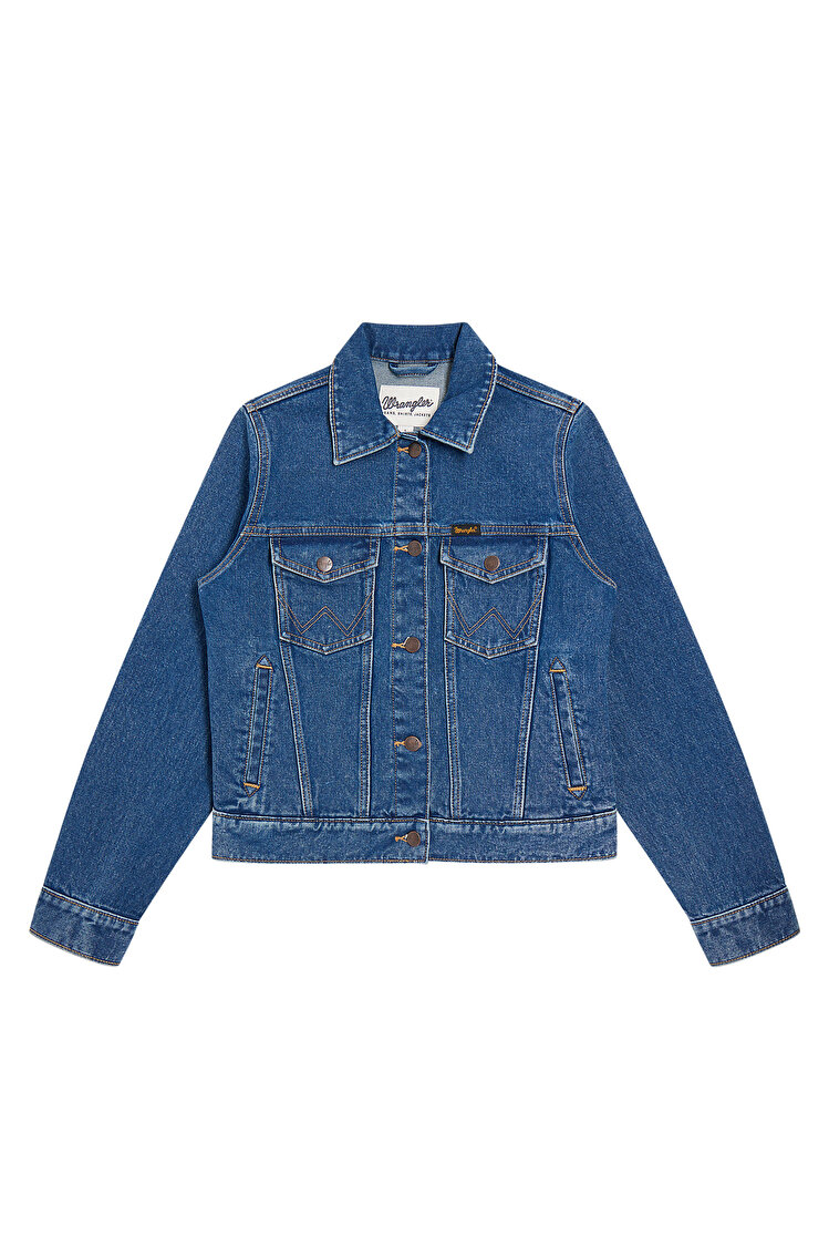 Куртка Wrangler WESTERN JACKET Regular Fit (112378318) Блакитний