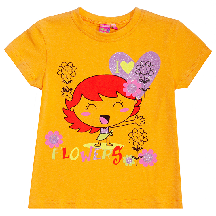 Футболка Losan Mc baby girls (016101304/18) Помаранчевий