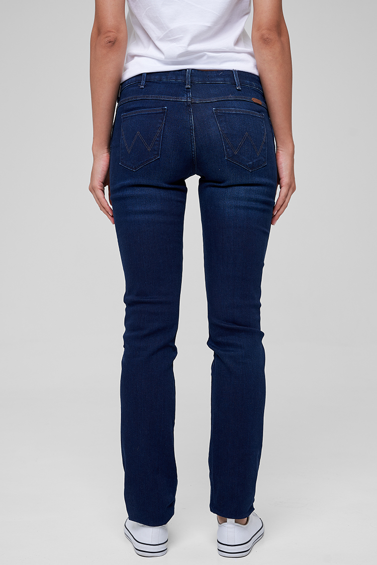 Джинси Wrangler Molly Straight Regular Fit (W26FX754R) Темно-синій