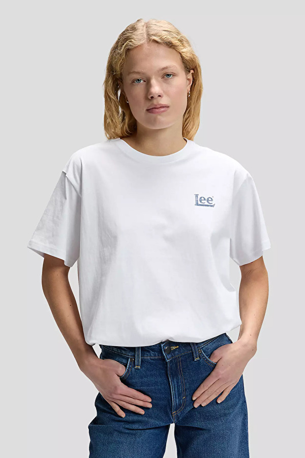 Футболка LEE MODERN MAKER TEE Relaxed Fit (112377785) Білий