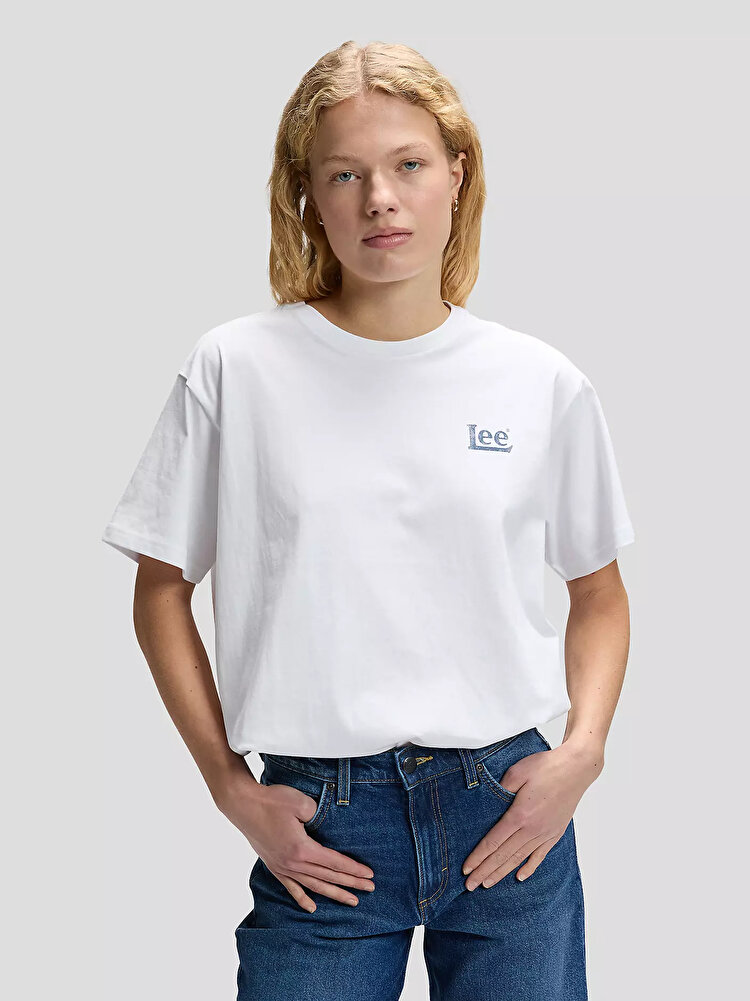 Футболка LEE MODERN MAKER TEE Relaxed Fit (112377785) Белый