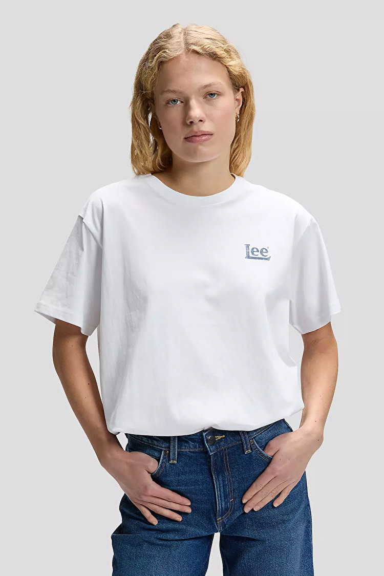 Футболка LEE MODERN MAKER TEE Relaxed Fit (112377785) Білий