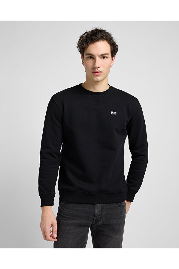 Світшот LEE PATCH CREW SWS Regular Fit (112121791-L81ITJ01) Чорний