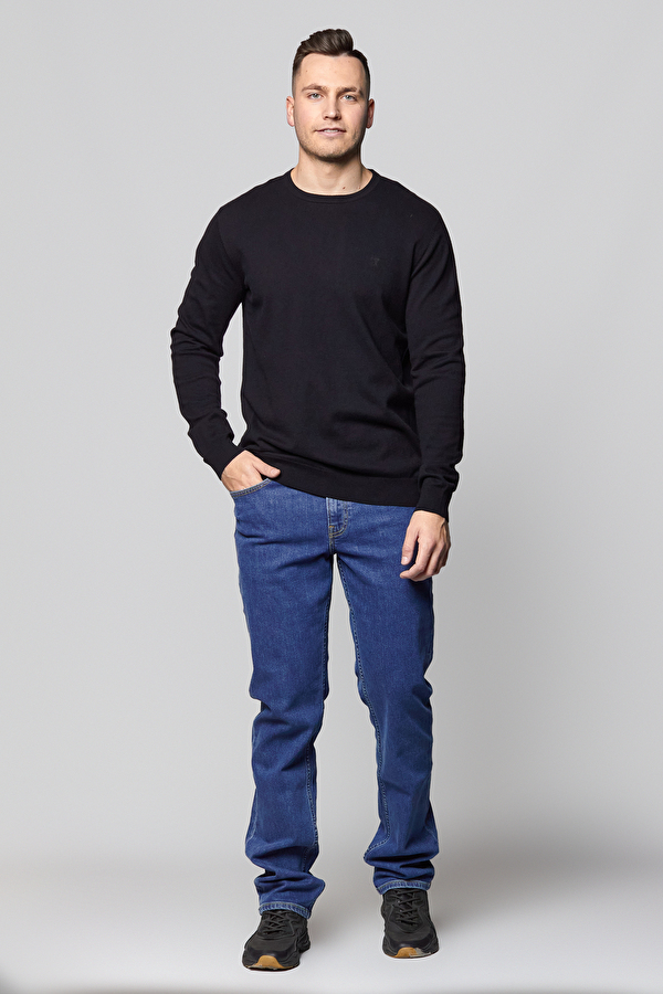 Джемпер Wrangler Crew Knit Regular Fit (W8A02P100) Черный