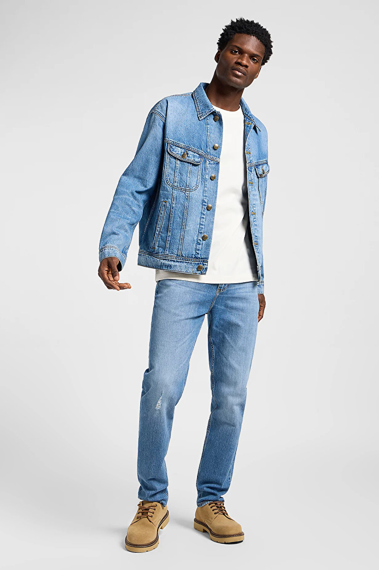 Куртка джинсовая LEE RELAXED RIDER JACKET Relaxed Fit (112364153) Голубой