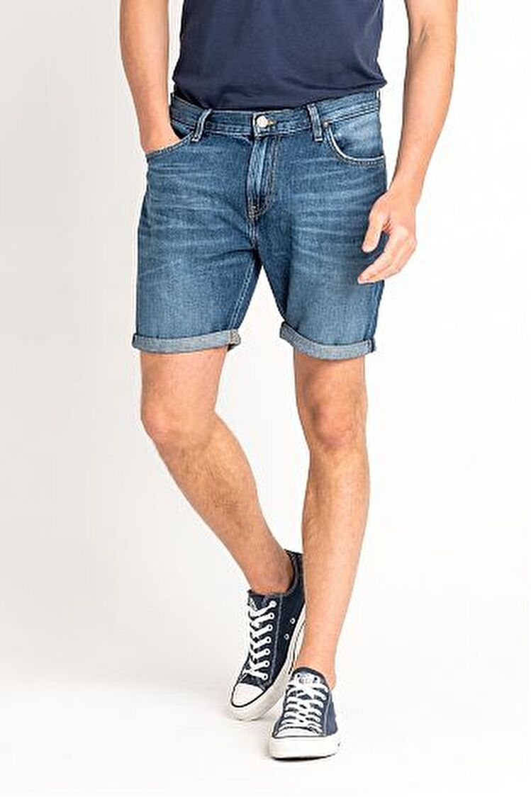 Шорти джинсові LEE Rider Shorts Slim Fit (L73FLJKA) Синій