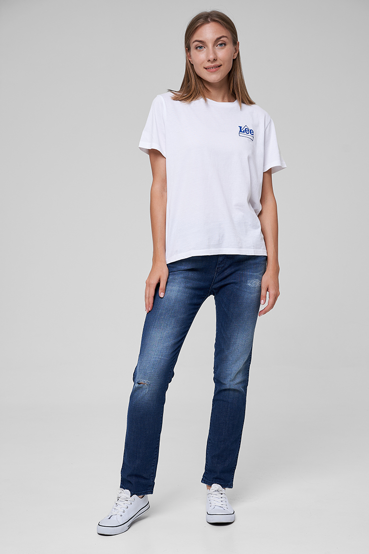 Джинси Wrangler Boyfriend Boyfriend (W27M9185R) Синій