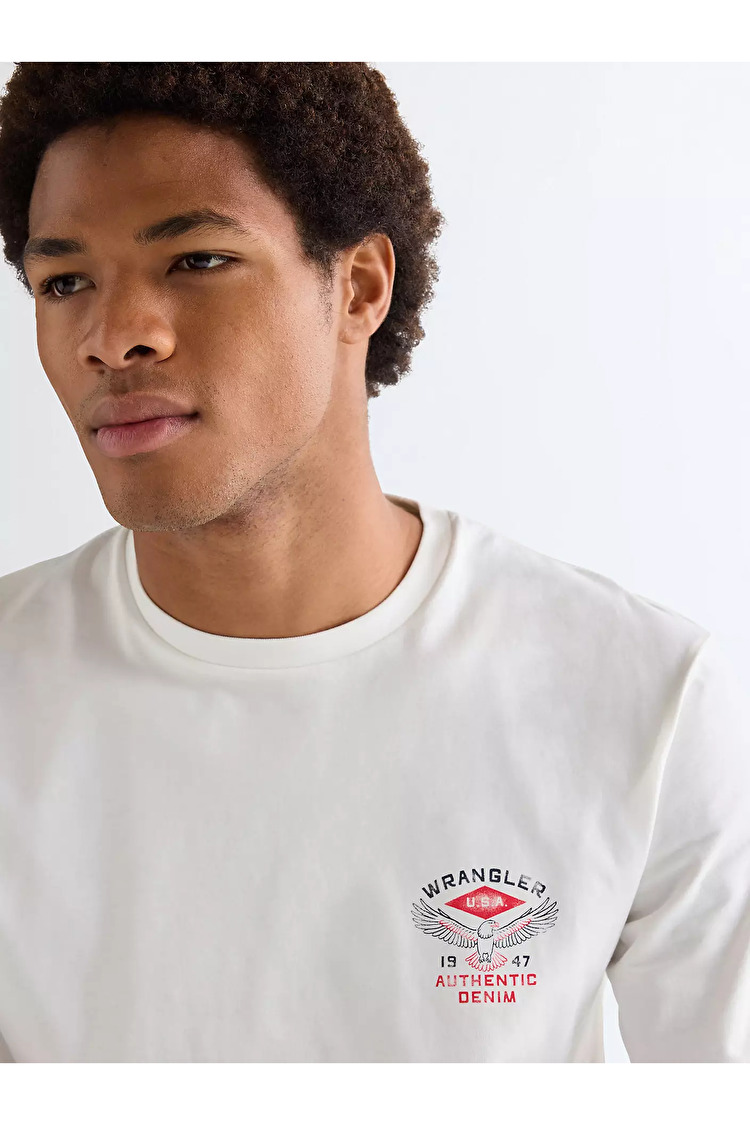 Футболка Wrangler SMALL AMERICANA TEE Regular Fit (112377981) Білий