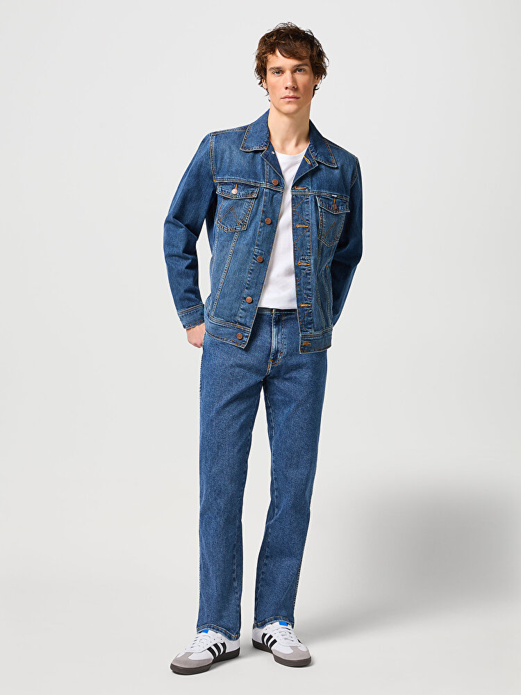 Куртка джинсова Wrangler Classic Jacket Regular Fit (112128892-W4481514V) Синій