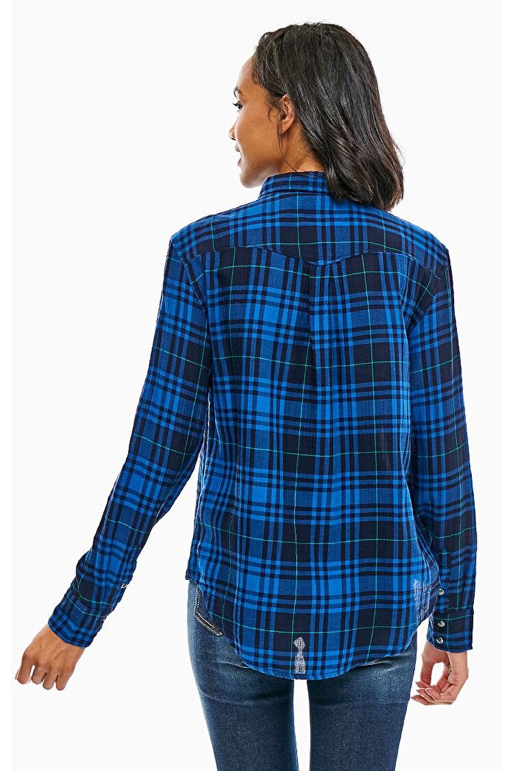 Сорочка LEE Western Shirt Loose Fit (L46CPGSJ) Темно-синій