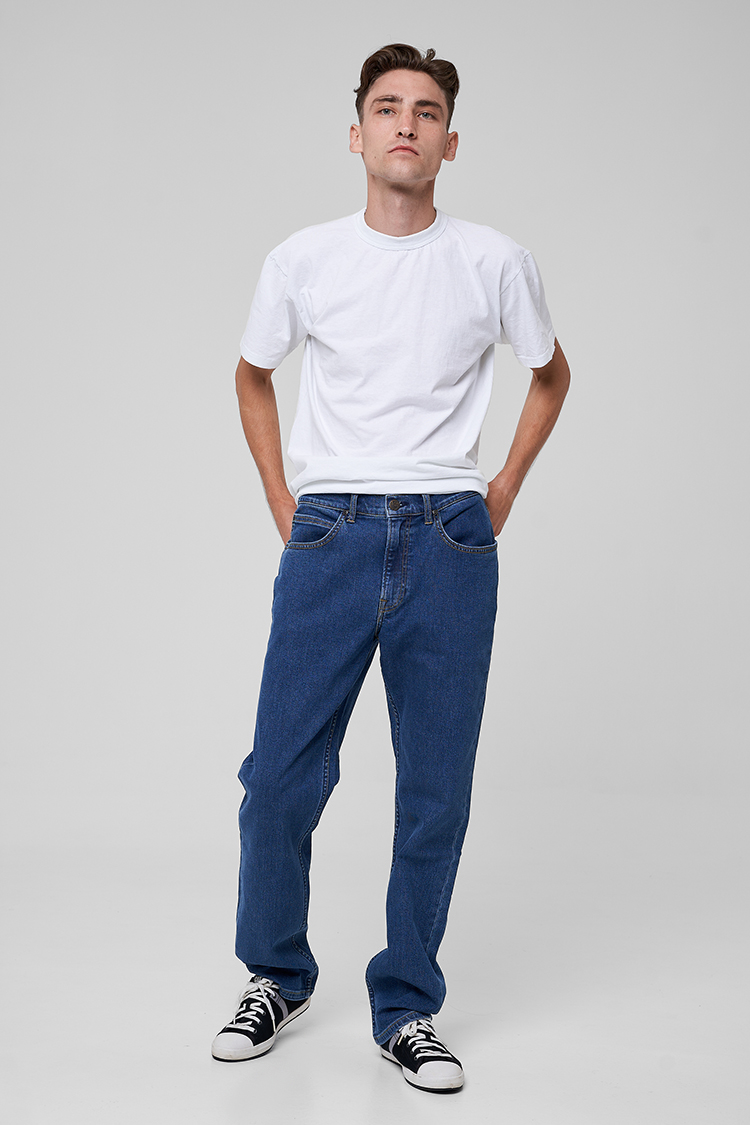 Джинси LEE Brooklyn Straight Regular Fit (L45271KX) Синій