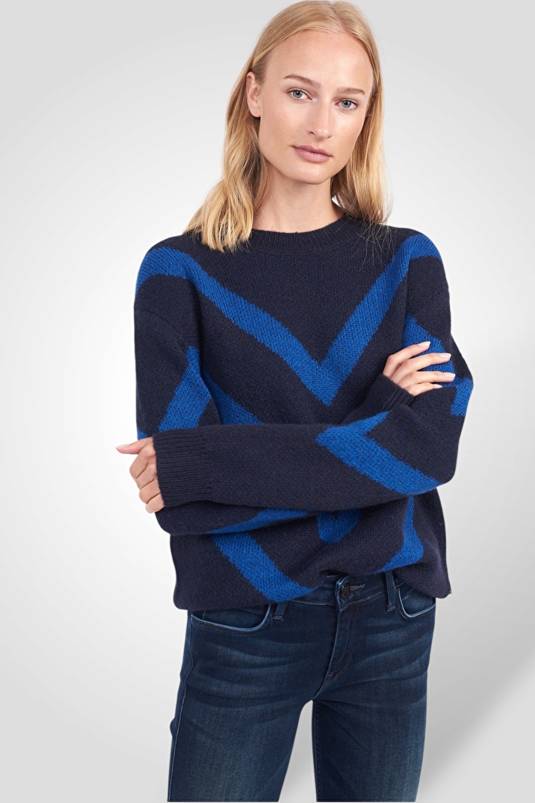 Джемпер LEE Pattern Knit Relaxed Fit (L52PLESJ) Темно-синий