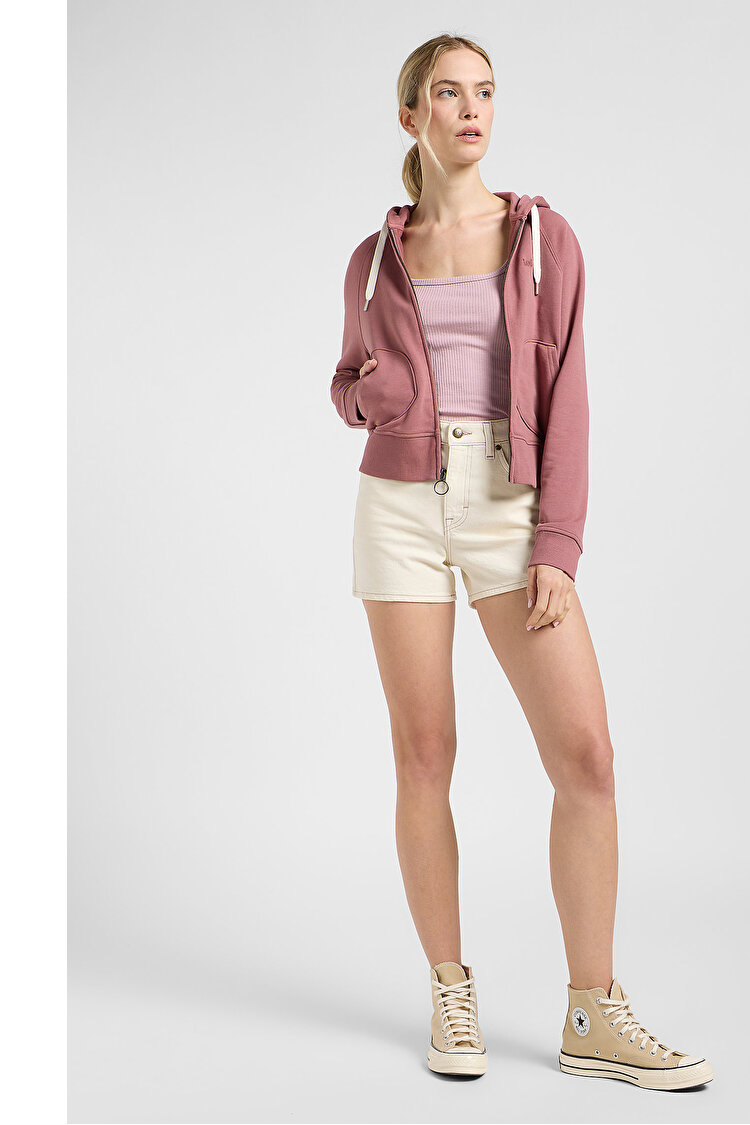 Худі LEE Zip Through Hoodie (112363840) Коричневий