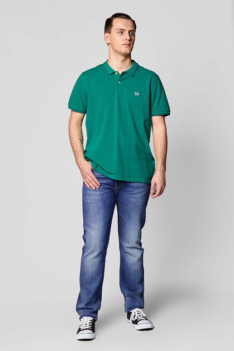 Поло LEE Pique Polo Regular Fit (L61ARLQD) Зелений