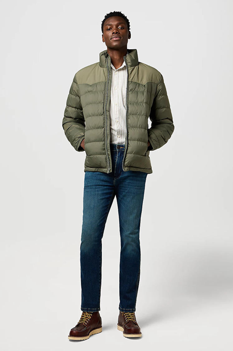 Куртка с утеплителем Wrangler PACKABLE PUFFER Regular Fit (112371449) Зеленый