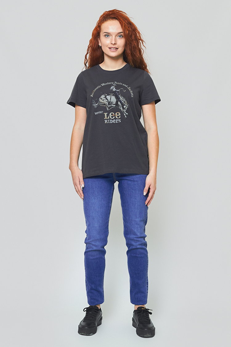 Футболка LEE Cowboy Tee Regular Fit (L42QFEON) Чорний