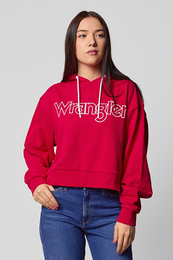 Худі Wrangler Logo Hoodie Regular Fit (W6073HQVC) Рожевий