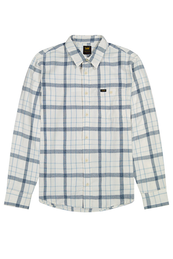 Рубашка LEE Leesure Shirt Regular Fit (112370459) Белый