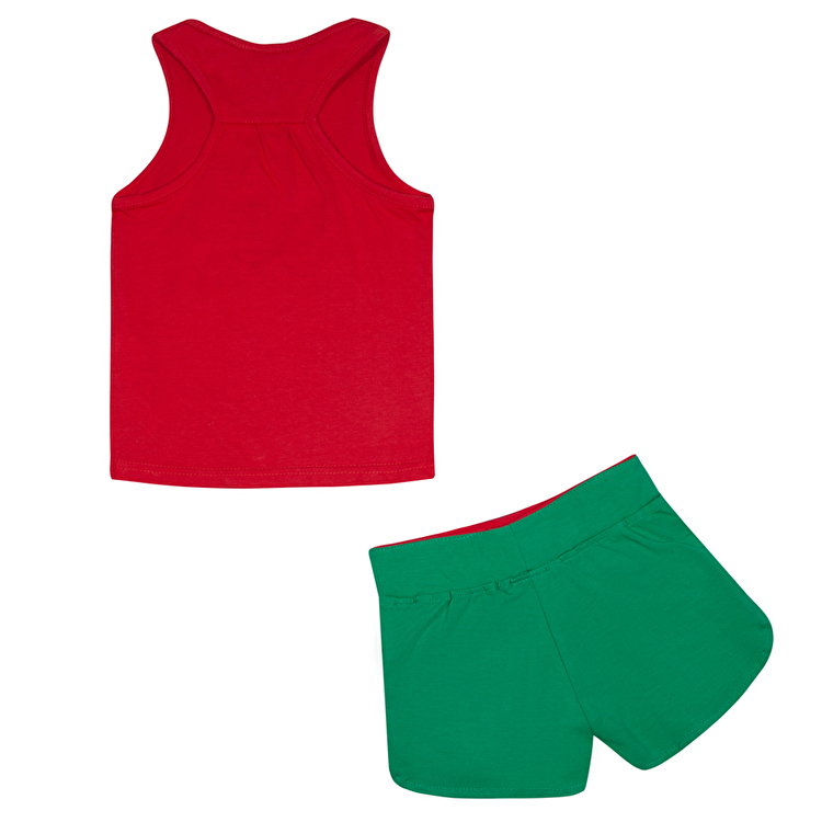 Комплект: Майка та шорти Losan Kids girls (416-8029AD/509) Червоний, зелений