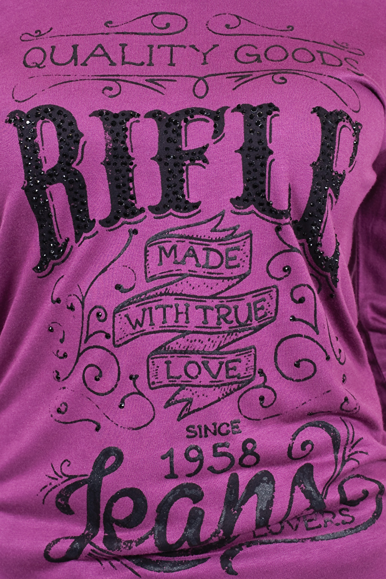 Лонгслів Rifle T-Shirt C/Barca Regular Fit (T15380KG00041A) Фіолетовий